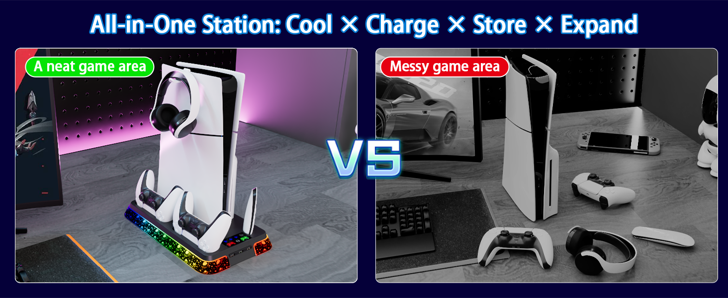 ps5 air cooler ps5 pro cooling stand ps5 fan cooling fan stand