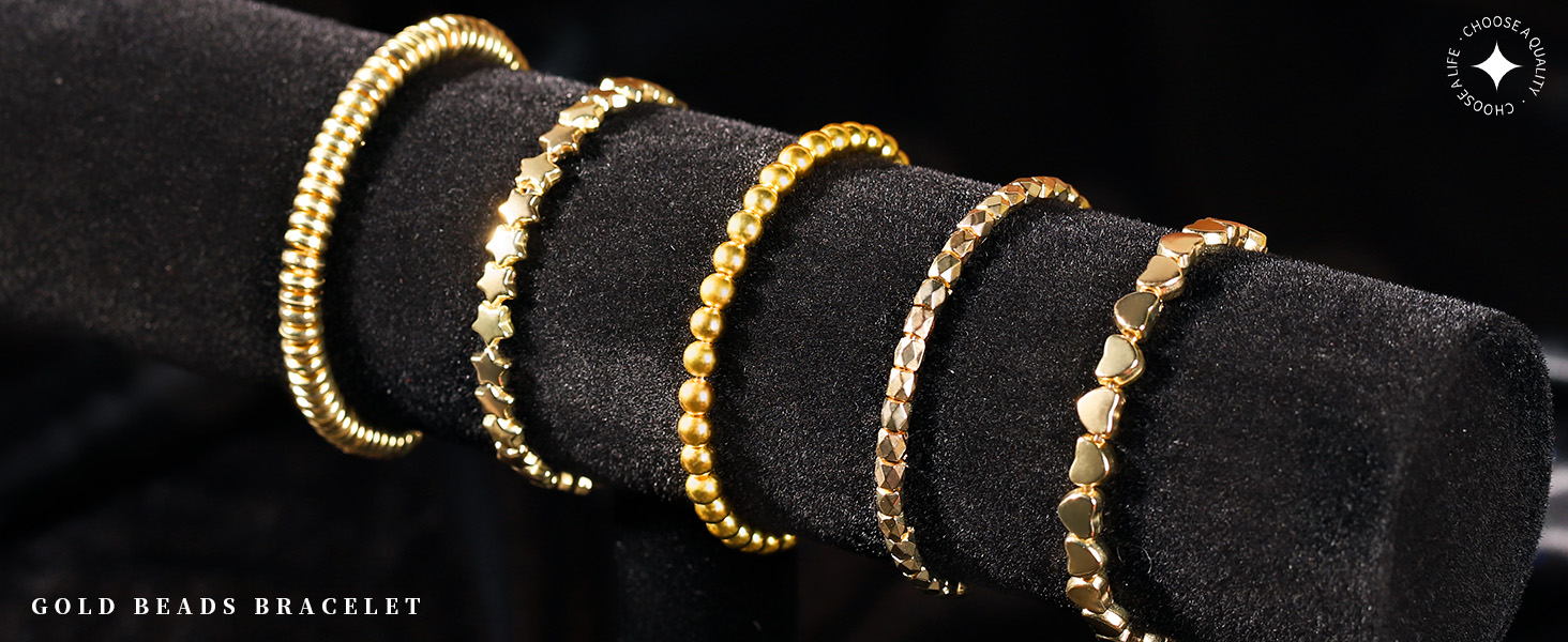 Gold Beads Bracelets