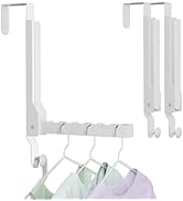 BAKON Over The Door Drying Rack Upgraded Model, Space Saving Collapsible Over The Door Hooks, Por...