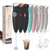 HeyLotie Milk Frother Handheld Frother Wand Drink Mixer Handheld Coffee Stirrers Electric Frother...