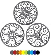 IYYI Silicone Trivet, Trivets for Hot Pots and Pans, Heat Resistant Pot Holder, Non Slip Hot Pads...