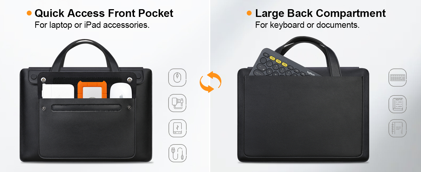 large capacity laptop sleeve