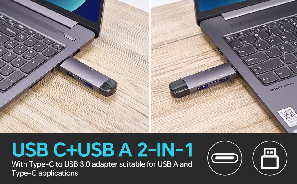 USB C Hub USB Hub for Laptop,PC,Mac,Printer,Flash Drive,Mobile HDD,Phone
