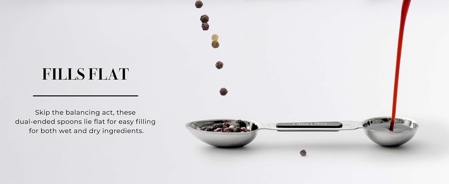 Black - Silver - Magnetic Spoons