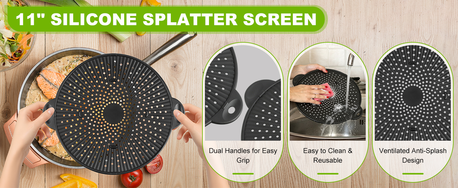 Silicone Splatter Screen