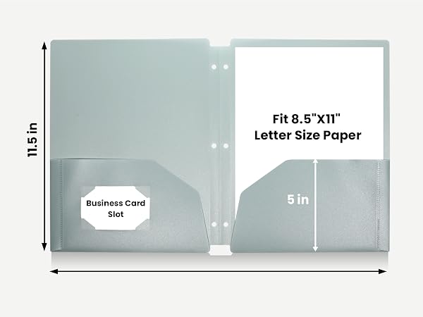3 Hole Pocket Folders