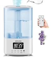 BEOUSG 5L Top Fill Ultrasonic Humidifier,Mist Humidifiers with Timer & Humidity Control for Bedro...