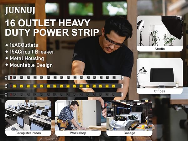 heavy duty power strip