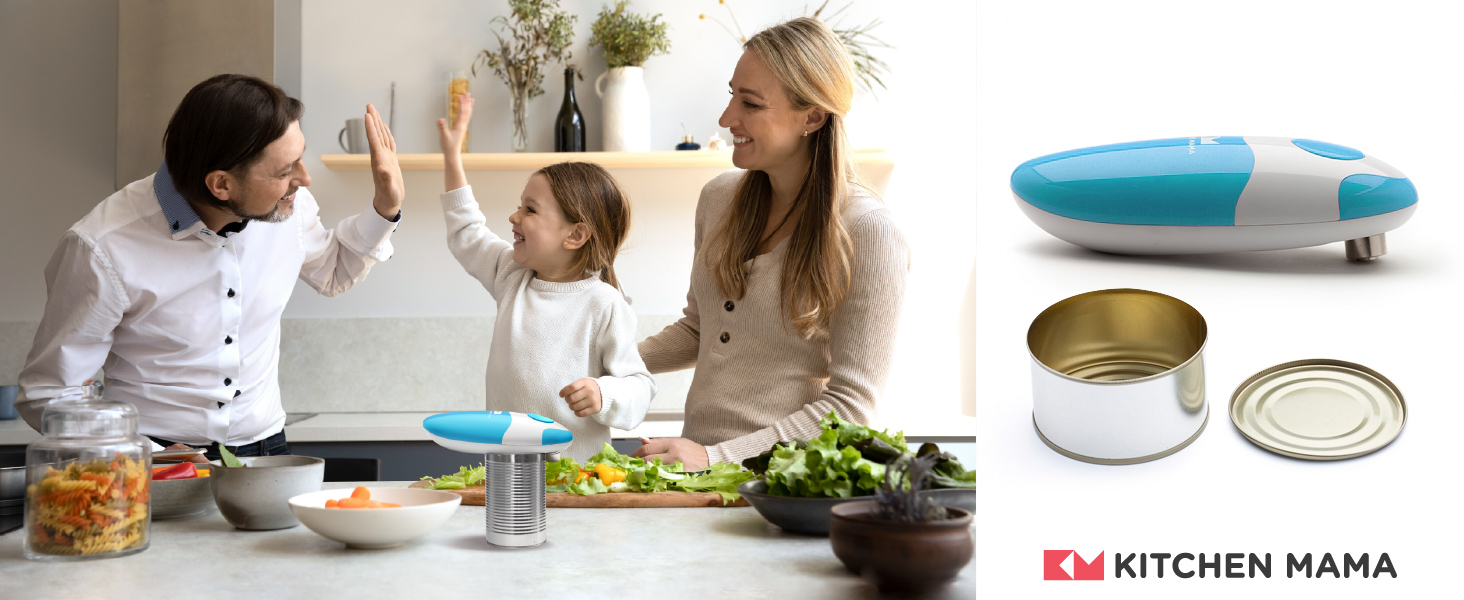 kitchen mama can opener smooth edge can opener electric easy can opener for seniors automatic