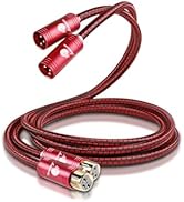 BOAACOUSTIC 4N OFC HiFi Balanced XLR Male to Female 3-Pin Microphone Cable (4.92ft/1.5m)