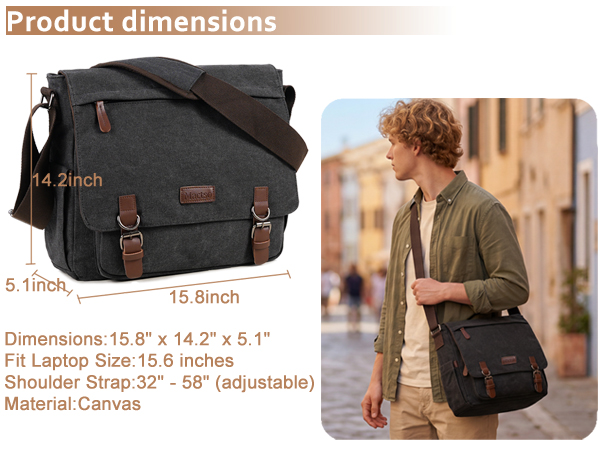 Laptop Crossbody Bags Men Women