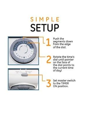 simple setup, mechanical timer
