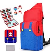 Owngen Cute Travel Bag for Nintendo Switch/Lite/OLED, Portable Gaming Sling Chest Shoulder Crossb...