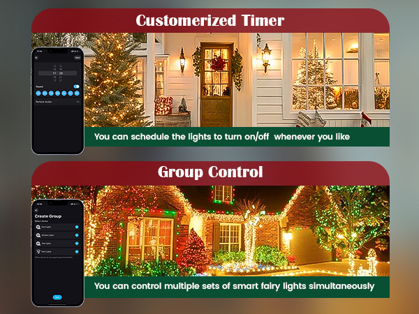 customerized timer;group control