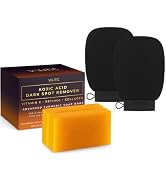 VALITIC 2 Pack Kojic Acid Dark Spot Corrector Soap Bars with Vitamin C, Retinol, Collagen, Turmer...