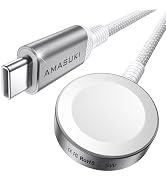 2026 Fast 5W for Apple Watch Charger USB C Fast Charging iWatch Charger Magnetic Wireless Compati...