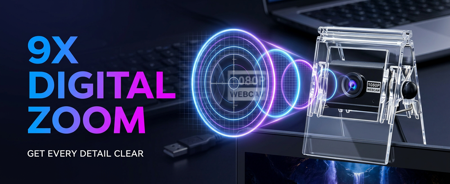 Webcam for PC with Microphone