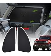 Karltys Compatible with Window Sunshades Ford Bronco 2021 2022 2023 Front Side Seat Sun Shade Car...