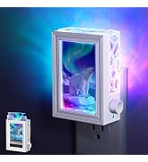 Briignite Decorative Picture Frames Night Light Plug Into Wall, RGB Color Changing Backlit Northe...