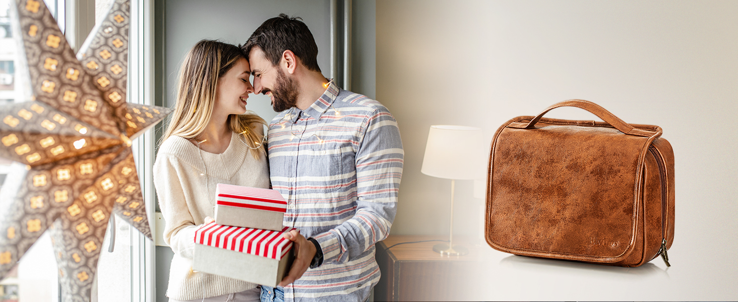 PU leather toiletry bag