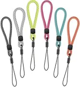 Kryoflare 6Pcs Reflective Wrist Lanyard with Finger Strap, Multi-Color for Identification Badges ...