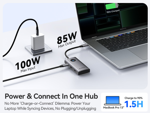 6-in-1 USB C Docking Station