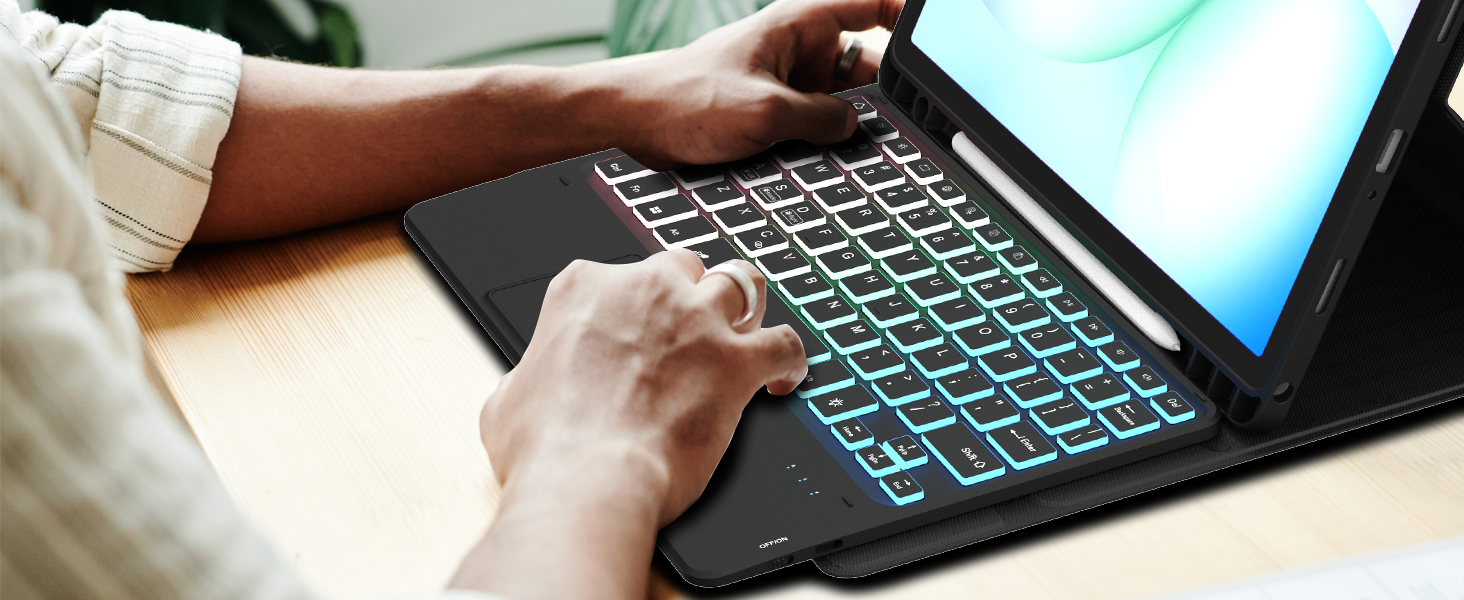 galaxy A11 Plus tablet keyboard case