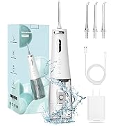 Nicefeel Portable Water Flosser, Cordless Rechargeable Type-C Dental Cleaner Oral irrigator 300ml...