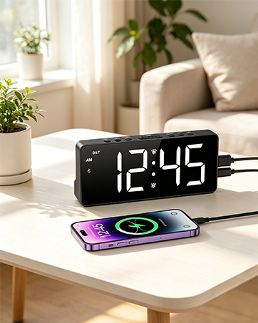 Alarm Clock Battery Operated