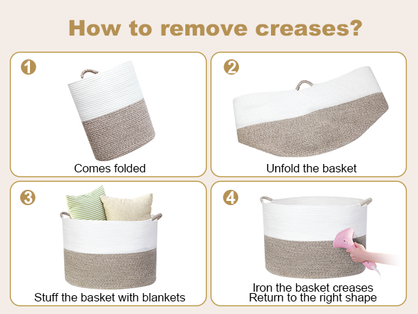 XXXXL 125L Extra Large Blanket Basket