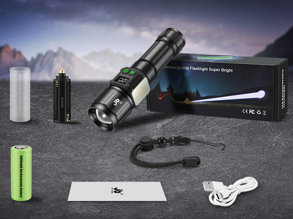 Rechargeable Flashlights High Lumens
