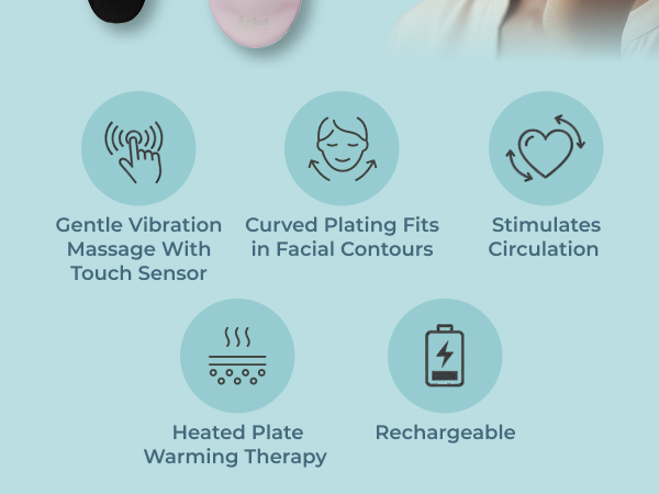 eclat gua sha scraping facial massager lymphatic drainage face neck body muscle red light therapy