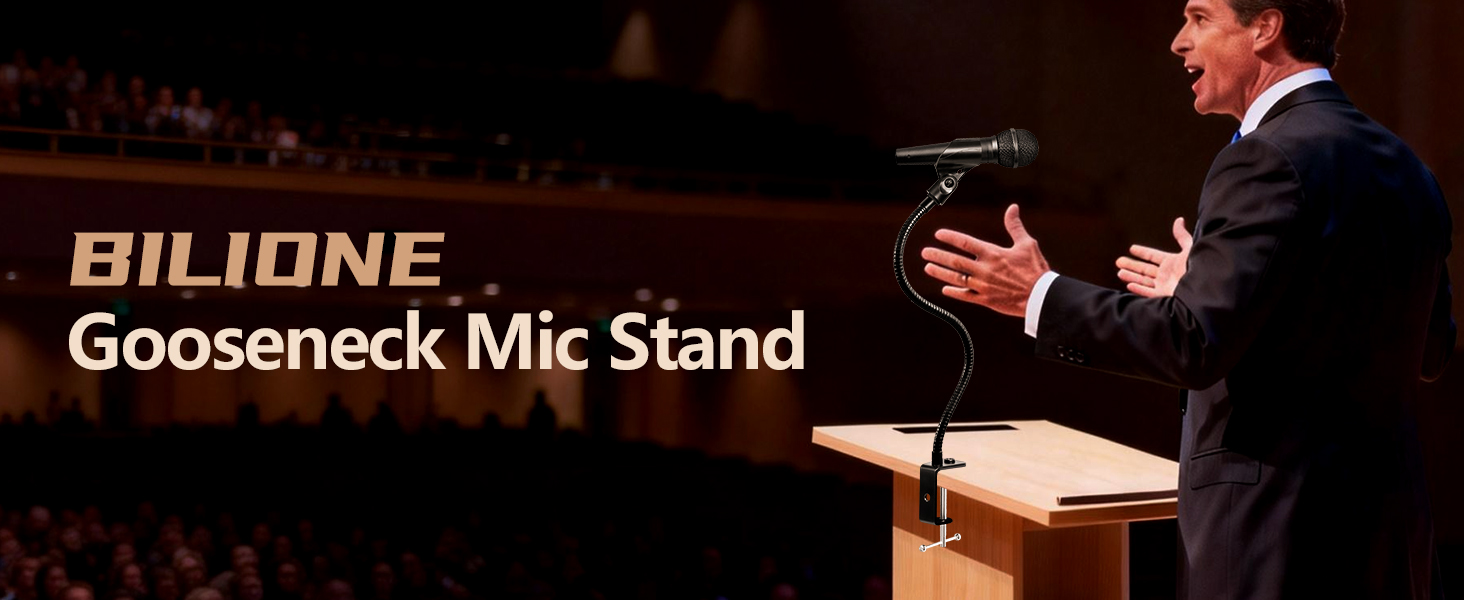 gooseneck mic stand