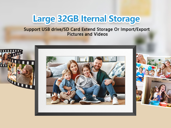 10.1 Inch WiFi Digital Picture Frame Digital Photo Frame