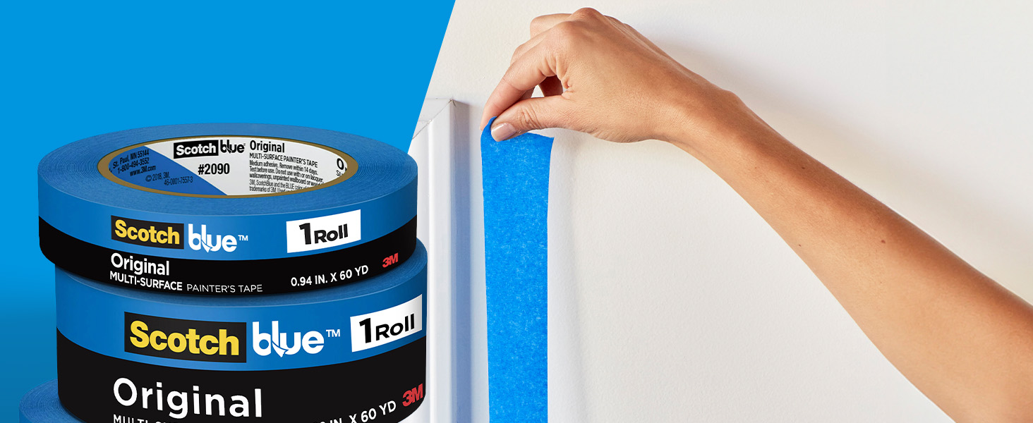 Scotch Blue different tape sizes