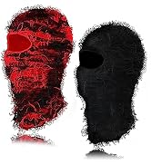 Distressed Balaclava Ski Mask Knitted Full Face Windproof Winter Premium Yeat Ski Mask for Men Wo...