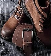 CHAOREN Full Grain Leather Belt for Men, Work Belts for Men Heavy Duty, Daily Wear for Jeans Pants