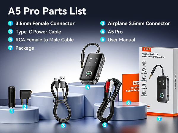 airplane bluetooth adapter for headphones