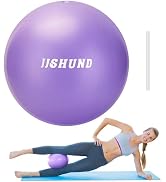 jjshund 25cm Pilates Ball, 9,8 Inch Small Exercise Ball Mini Yoga Ball Gym Ball for Home Gym Pila...