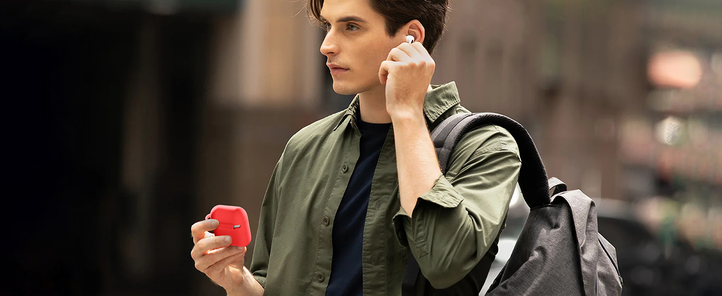 silicone airpod case for men