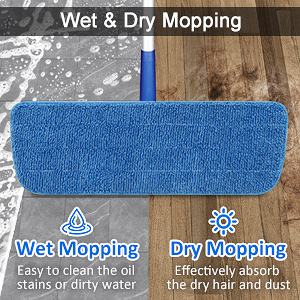 Wet and Dry Dust Mop Pad for Floor Clean