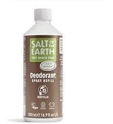 Salt of the Earth - Natural Deodorant Spray Refill - Oud & Bergamot - 100% Natural Origin Ingredi...