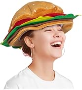 COZYMATE Funny Hats for Adults Squid Octopus Hat for Halloween Christmas Food Costume Party Supplies