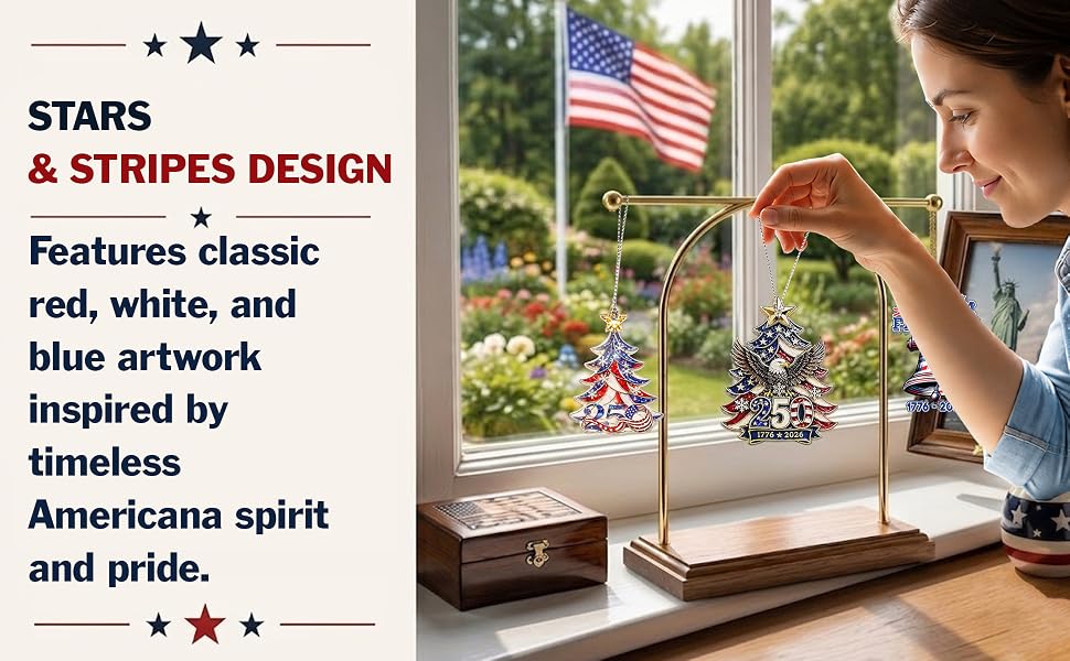 America 250 patriotic keepsake