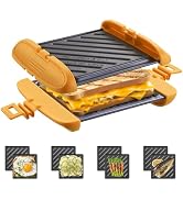 Mico Dingker Microwave Sandwich Maker, Toastie Maker, Snack Maker & Panini Press, Microwavable Me...