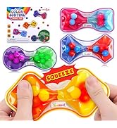 Sensory Fidget Toys for Kids Toddler: 4 Pack Color Sorting Sensory Toys for Autism - Squeeze Calm...