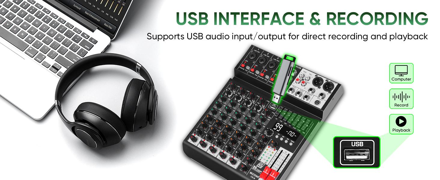 USB INTERFACE& RECORDING