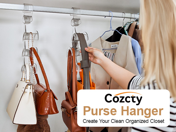 purse organizer for closet