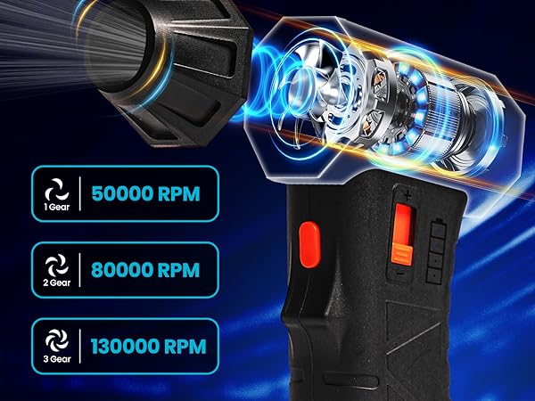 compressed air duster electric air duster portable air blower with led light air duster for pc