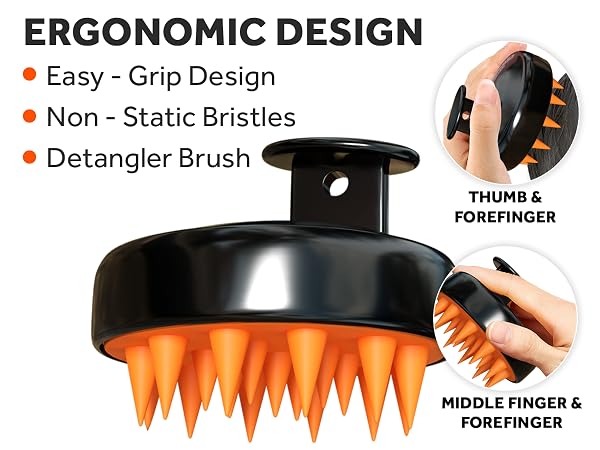 silicone massager for scalp